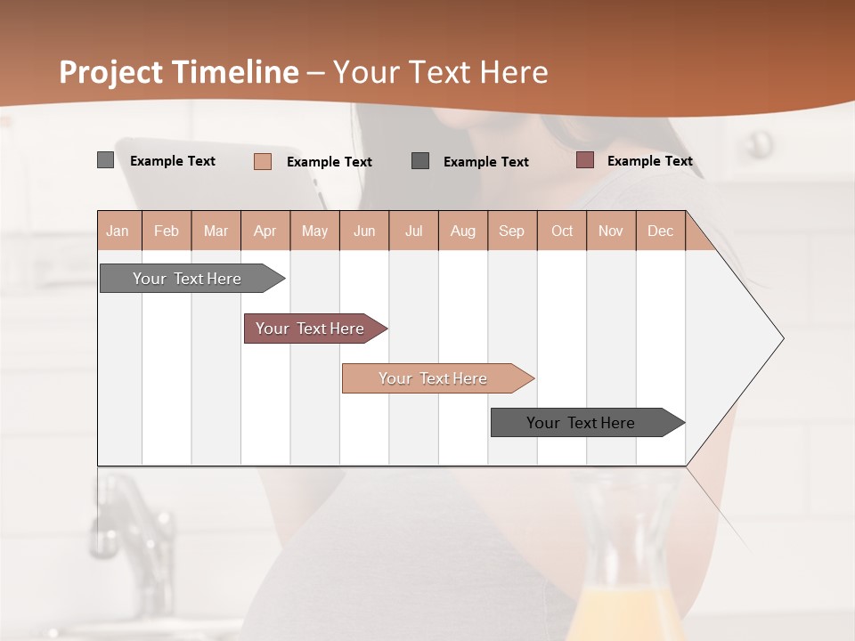 Brunette Lifestyle Third PowerPoint Template