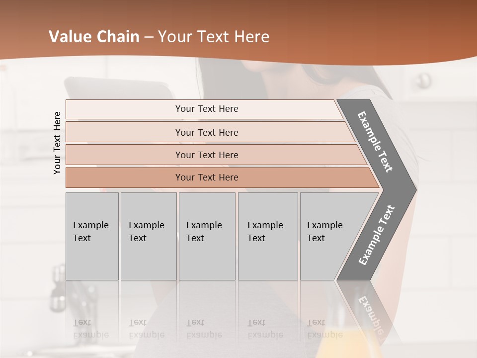 Brunette Lifestyle Third PowerPoint Template