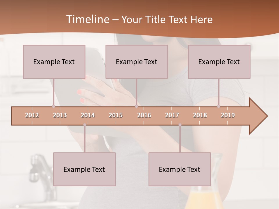 Brunette Lifestyle Third PowerPoint Template