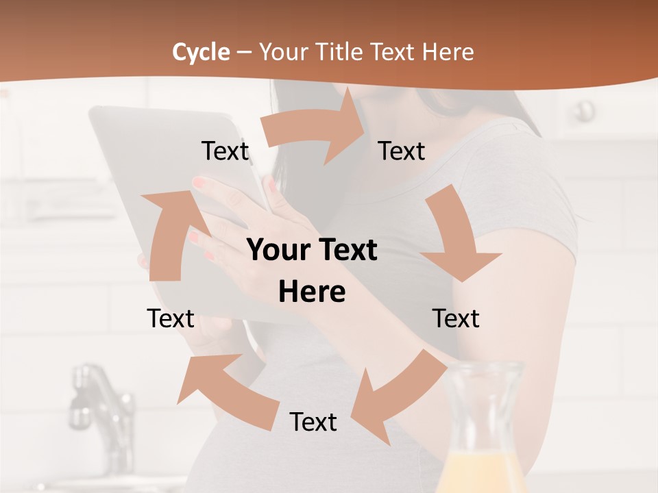 Brunette Lifestyle Third PowerPoint Template