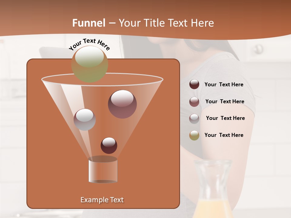 Brunette Lifestyle Third PowerPoint Template