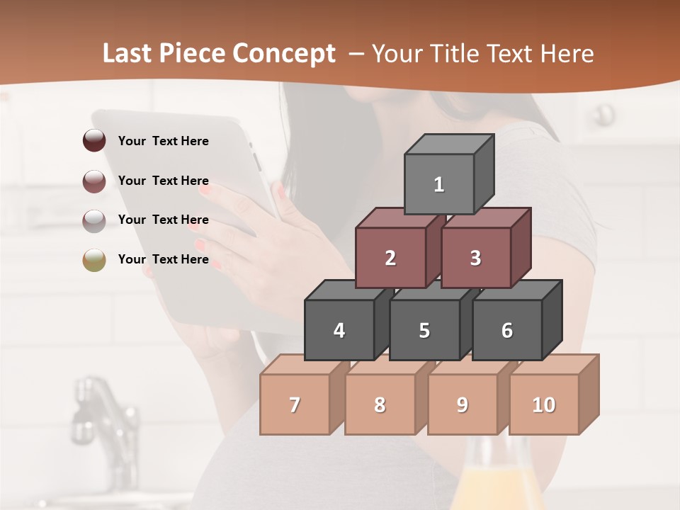 Brunette Lifestyle Third PowerPoint Template