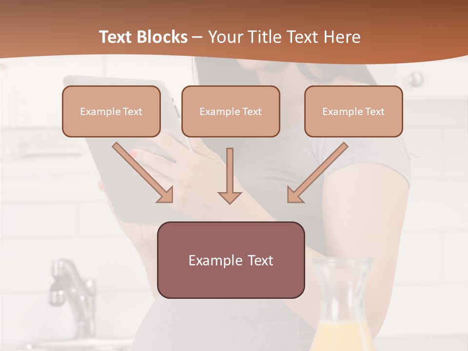 Brunette Lifestyle Third PowerPoint Template