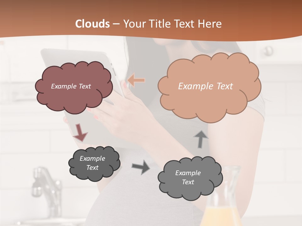 Brunette Lifestyle Third PowerPoint Template