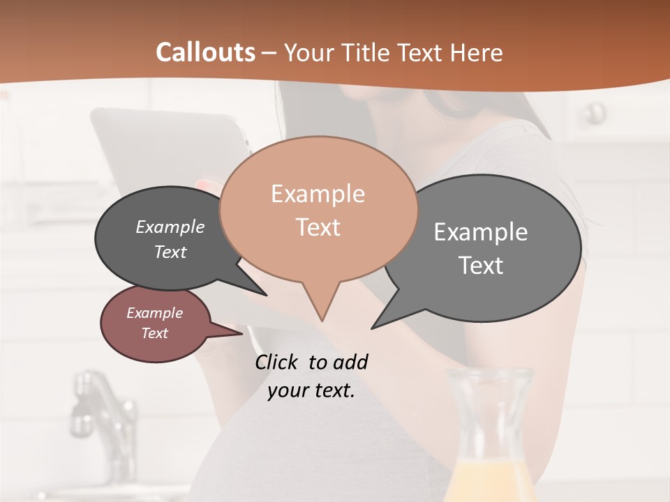 Brunette Lifestyle Third PowerPoint Template