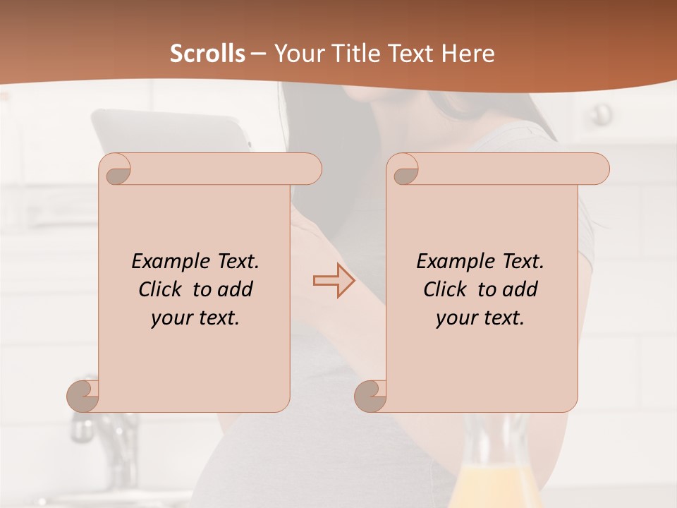 Brunette Lifestyle Third PowerPoint Template