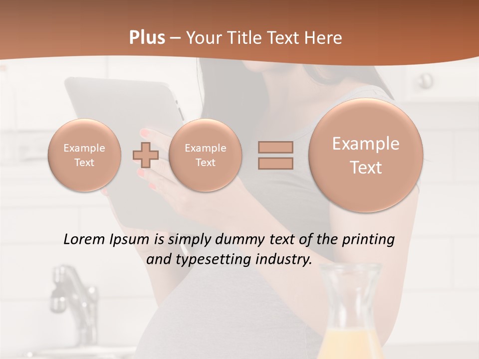 Brunette Lifestyle Third PowerPoint Template