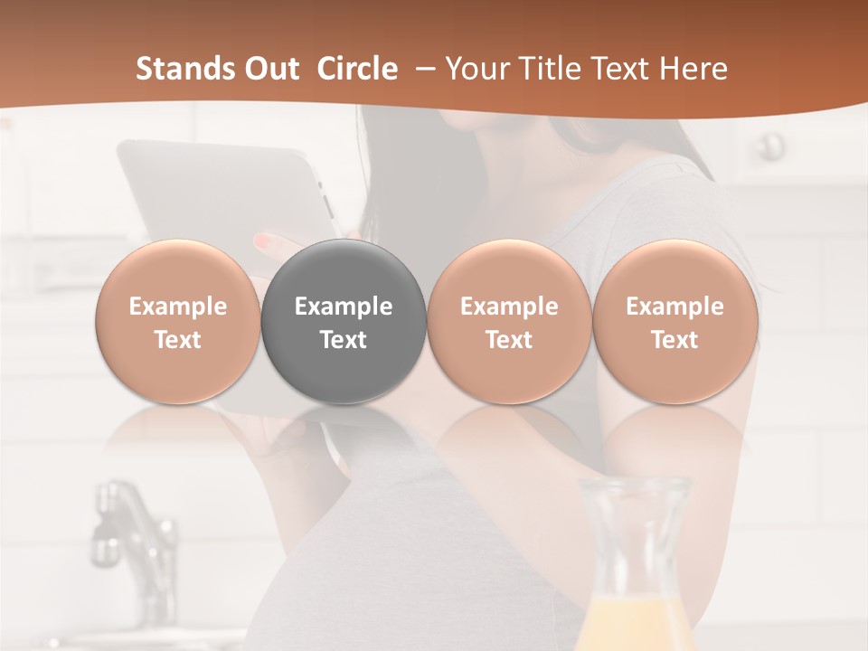 Brunette Lifestyle Third PowerPoint Template