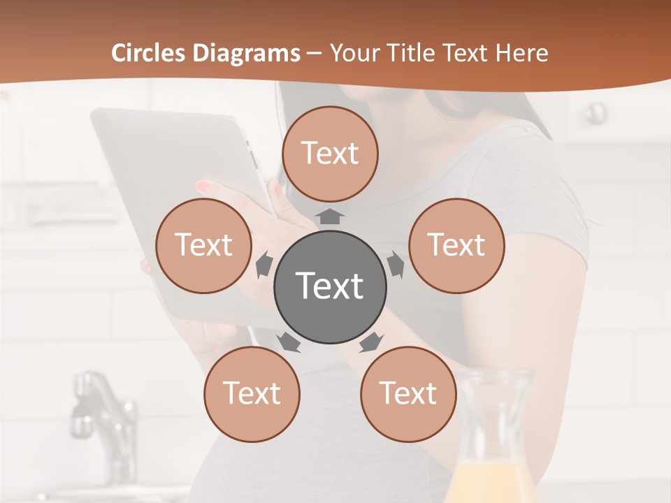 Brunette Lifestyle Third PowerPoint Template