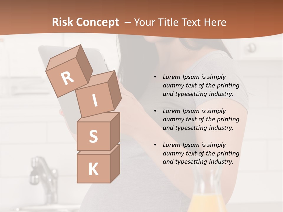 Brunette Lifestyle Third PowerPoint Template