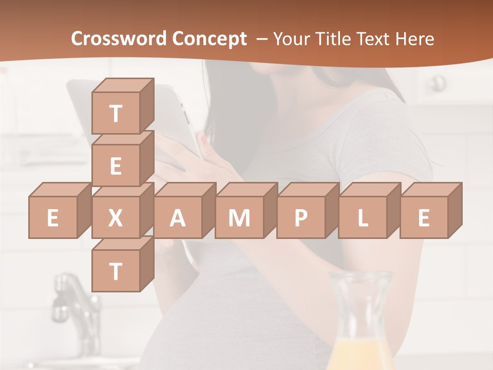 Brunette Lifestyle Third PowerPoint Template