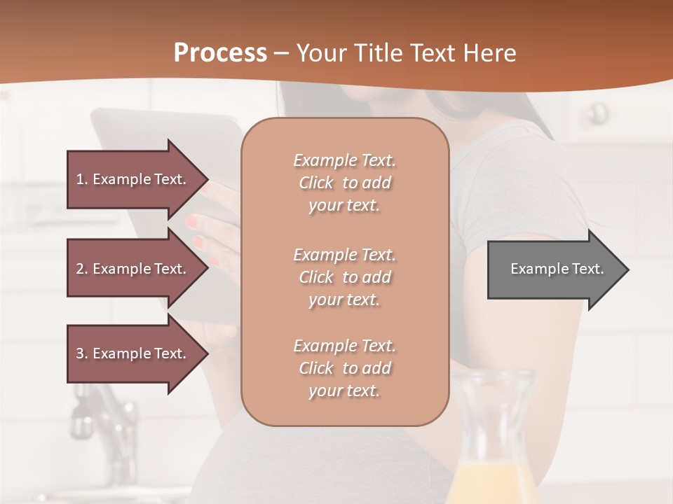 Brunette Lifestyle Third PowerPoint Template