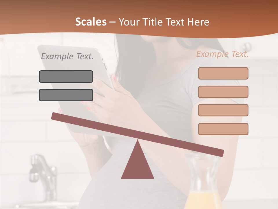 Brunette Lifestyle Third PowerPoint Template