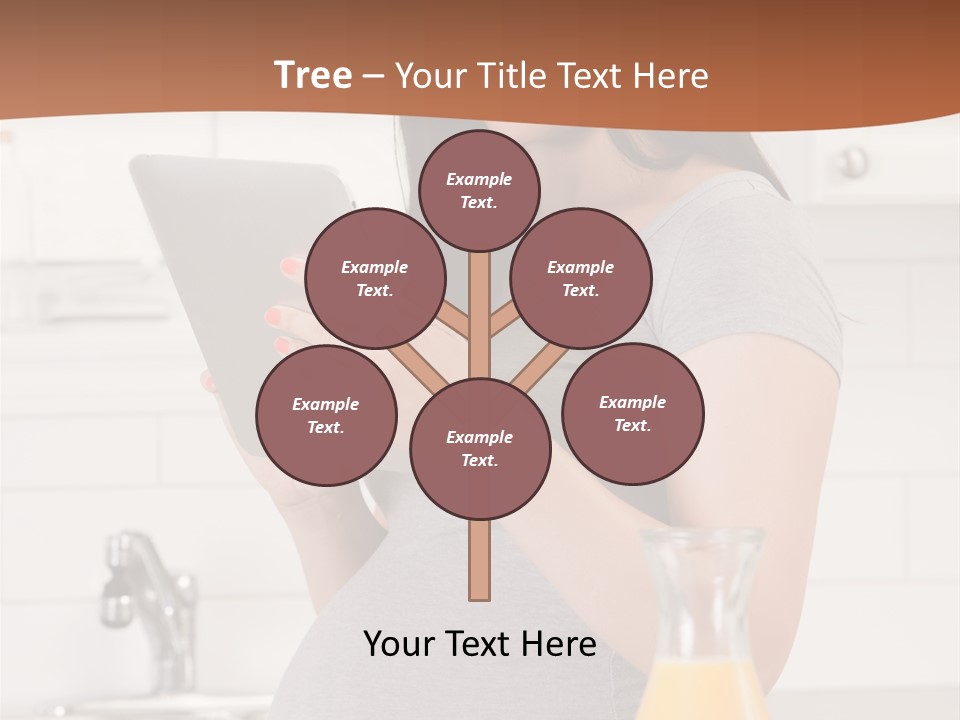 Brunette Lifestyle Third PowerPoint Template