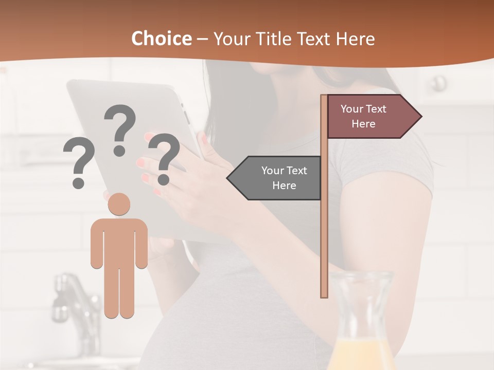 Brunette Lifestyle Third PowerPoint Template