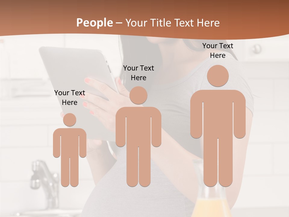 Brunette Lifestyle Third PowerPoint Template