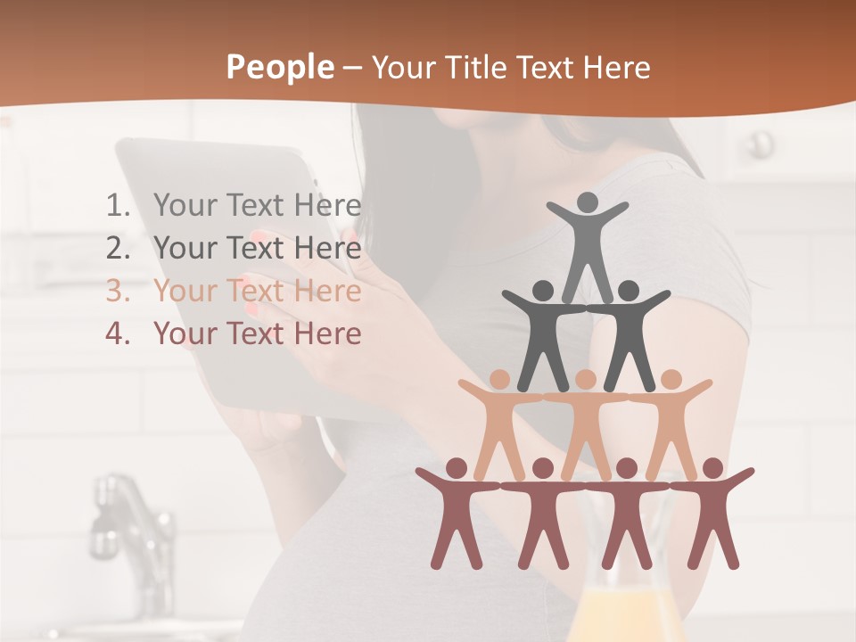 Brunette Lifestyle Third PowerPoint Template