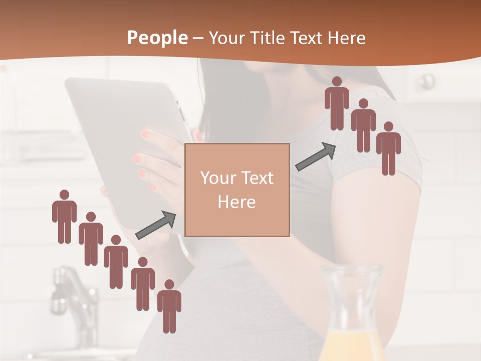 Brunette Lifestyle Third PowerPoint Template