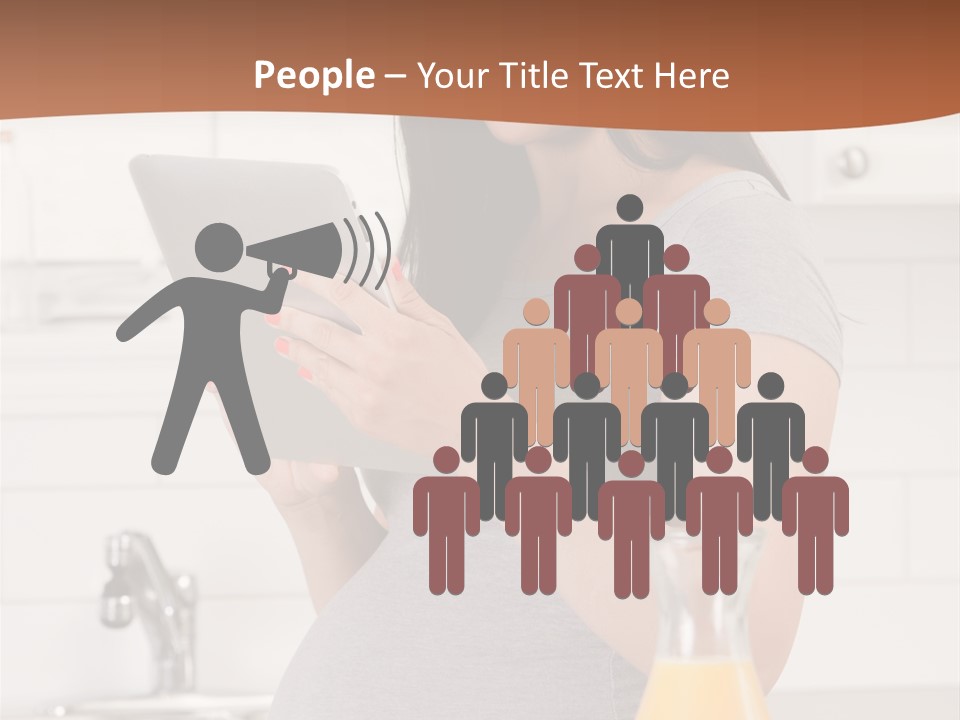 Brunette Lifestyle Third PowerPoint Template