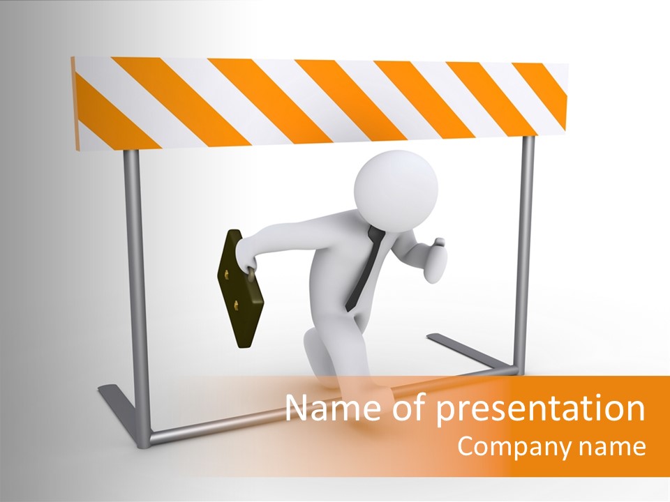 Winner Pressure Rush PowerPoint Template