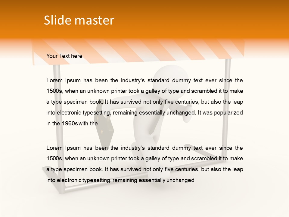 Winner Pressure Rush PowerPoint Template