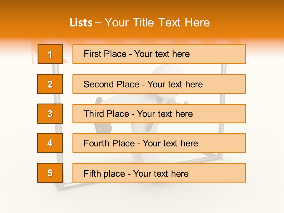 Winner Pressure Rush PowerPoint Template
