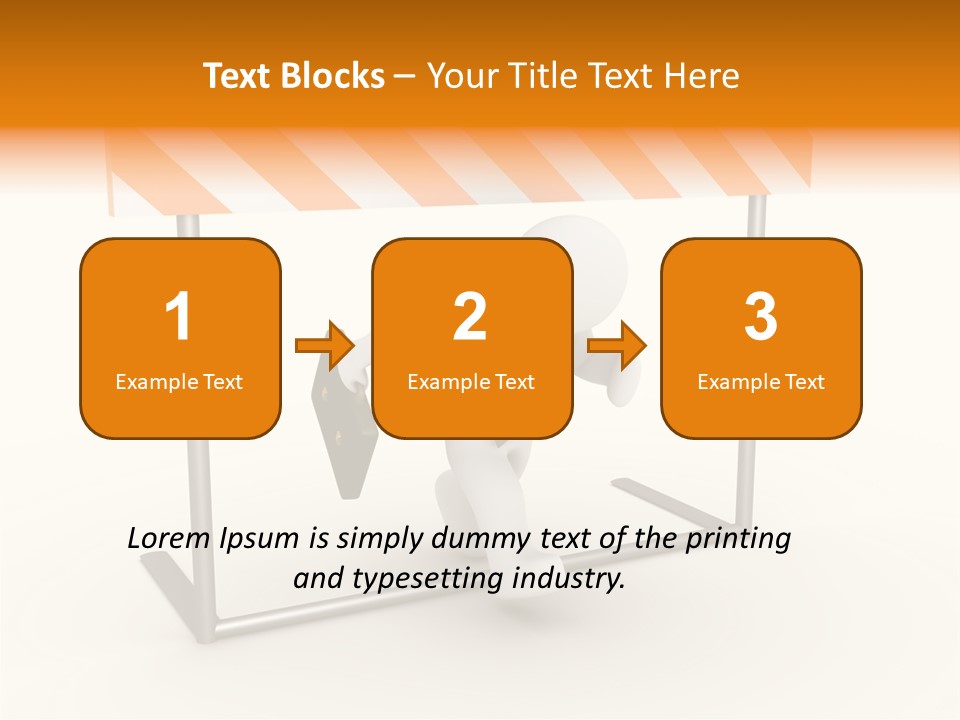 Winner Pressure Rush PowerPoint Template