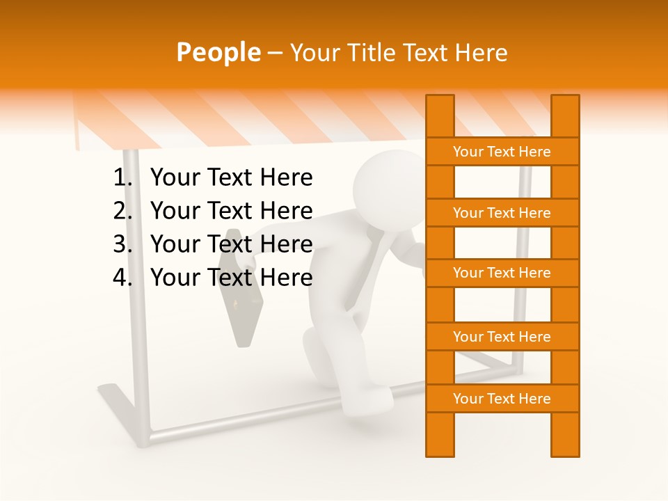 Winner Pressure Rush PowerPoint Template