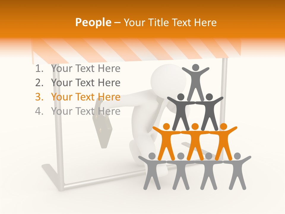 Winner Pressure Rush PowerPoint Template