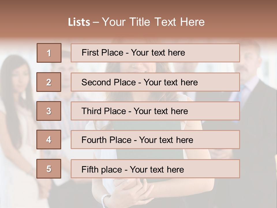 Background Representative Confident PowerPoint Template