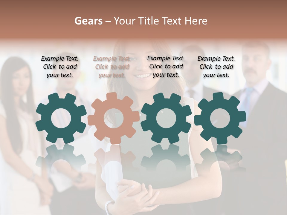 Background Representative Confident PowerPoint Template