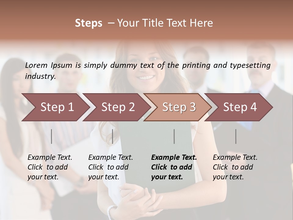 Background Representative Confident PowerPoint Template