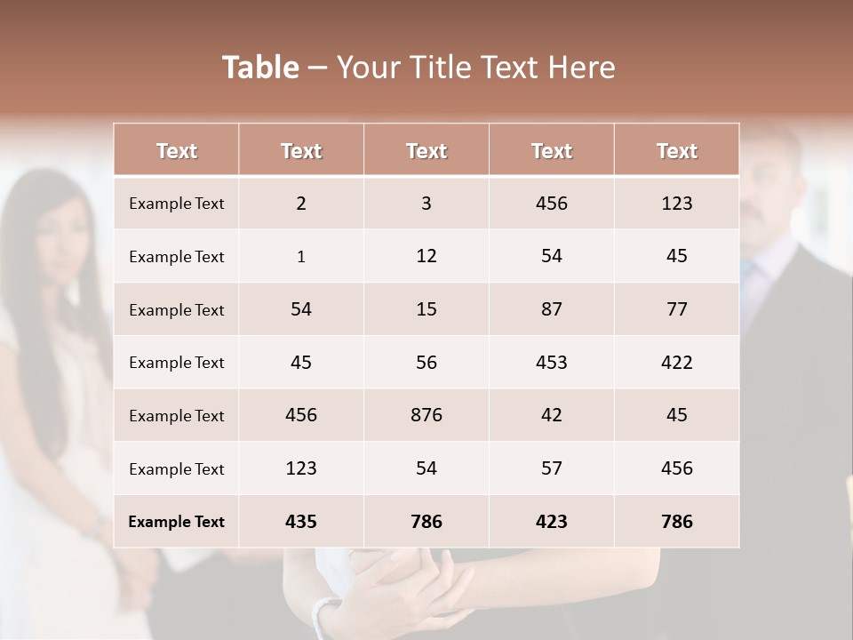 Background Representative Confident PowerPoint Template