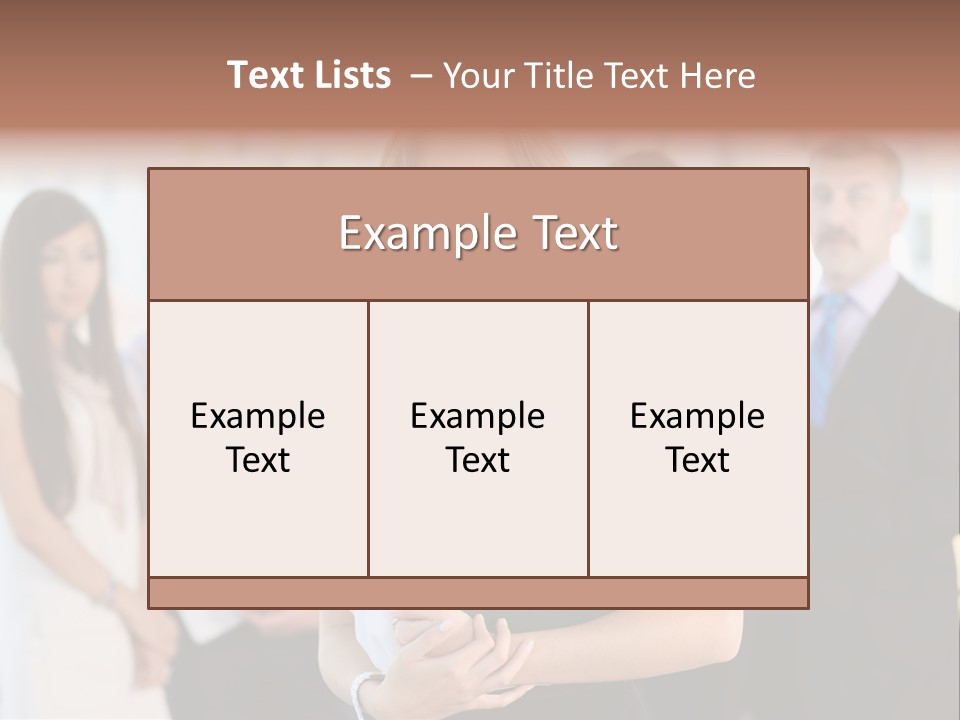 Background Representative Confident PowerPoint Template
