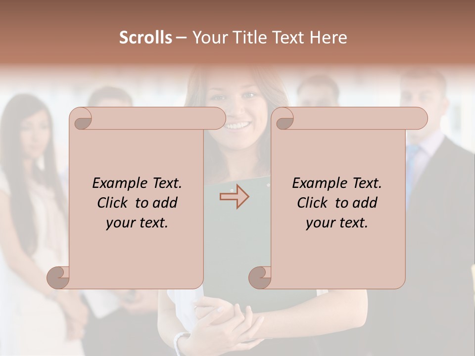 Background Representative Confident PowerPoint Template