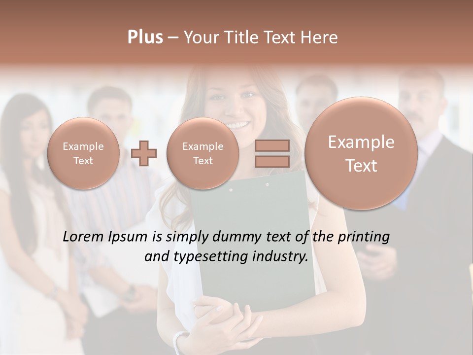 Background Representative Confident PowerPoint Template