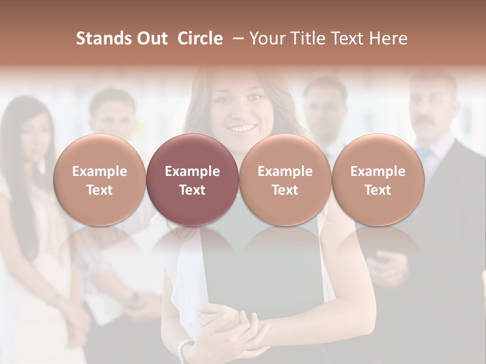 Background Representative Confident PowerPoint Template