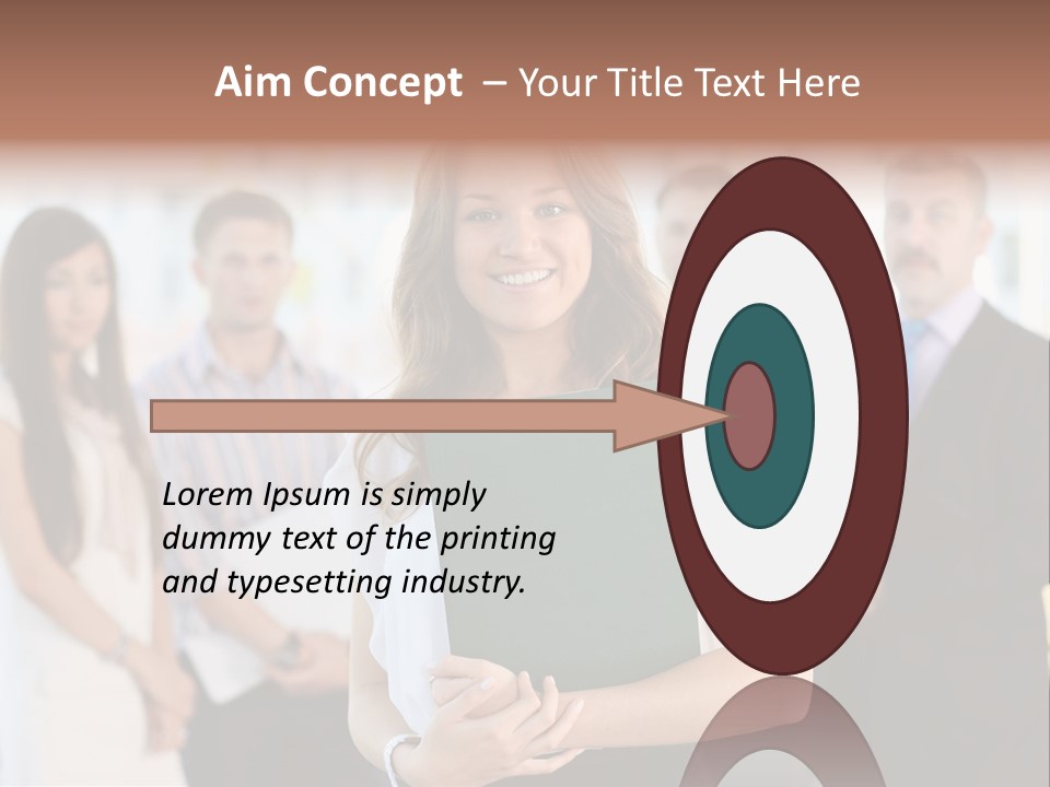 Background Representative Confident PowerPoint Template