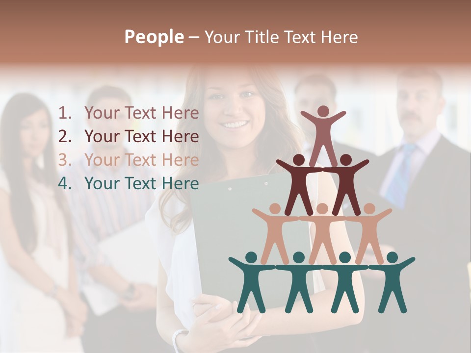 Background Representative Confident PowerPoint Template