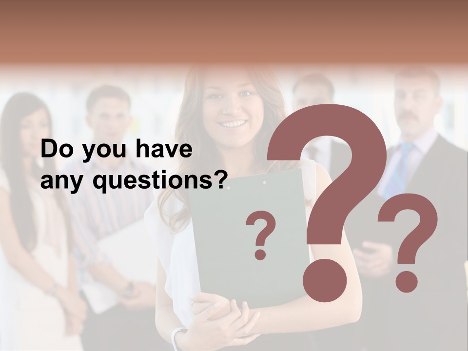 Background Representative Confident PowerPoint Template