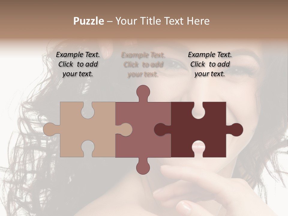 Beautiful Toothy Smile Face PowerPoint Template