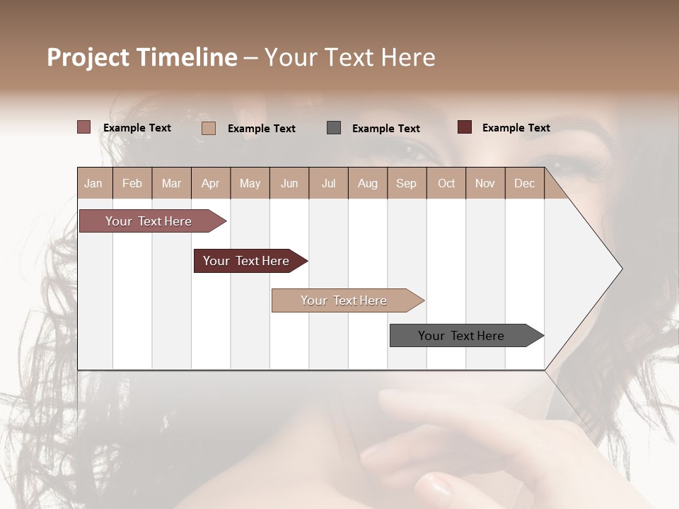 Beautiful Toothy Smile Face PowerPoint Template