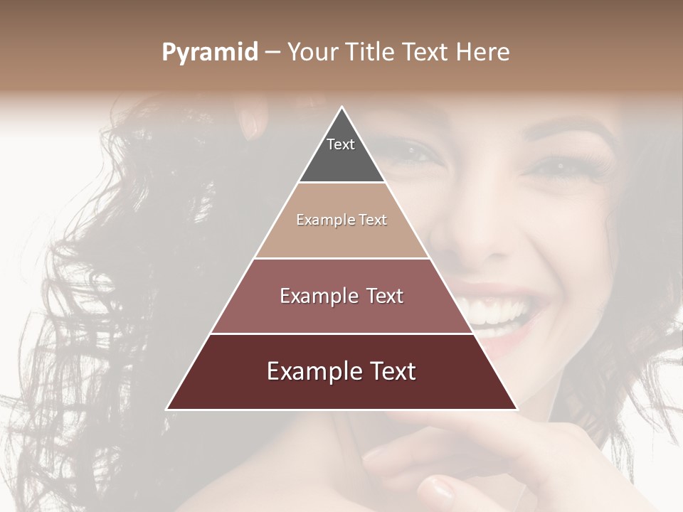 Beautiful Toothy Smile Face PowerPoint Template