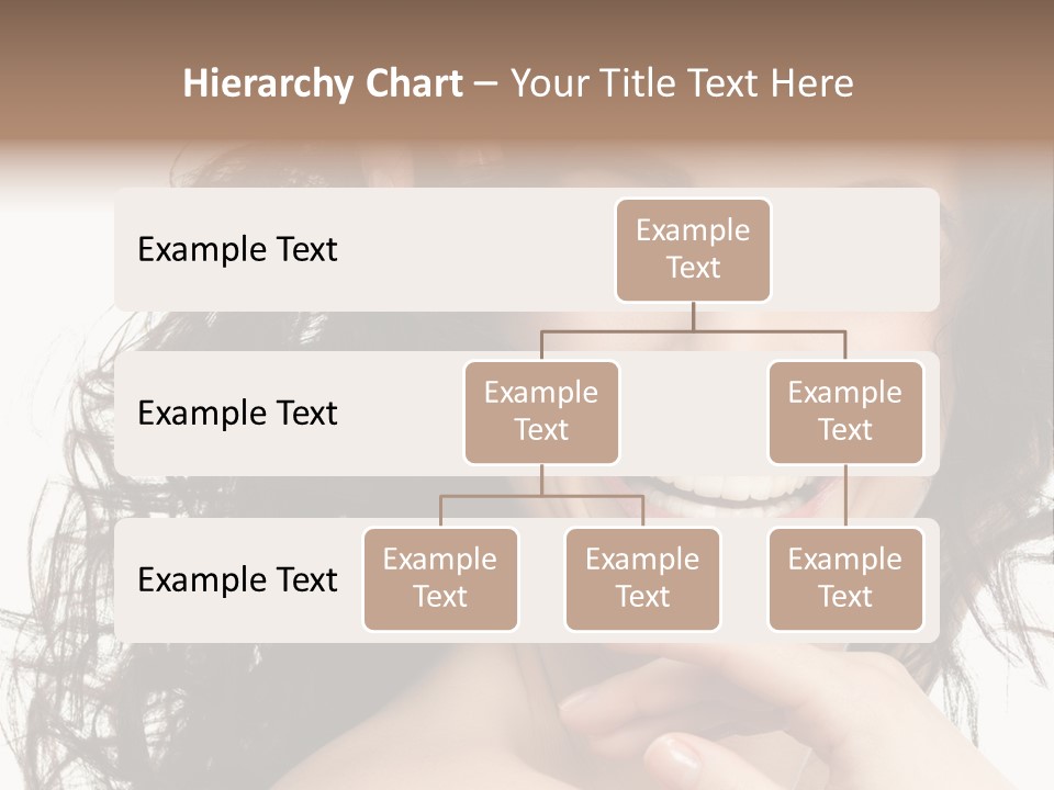 Beautiful Toothy Smile Face PowerPoint Template