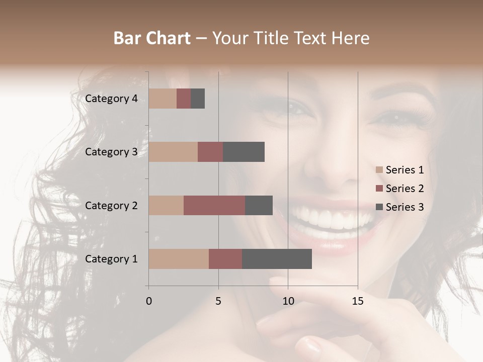 Beautiful Toothy Smile Face PowerPoint Template