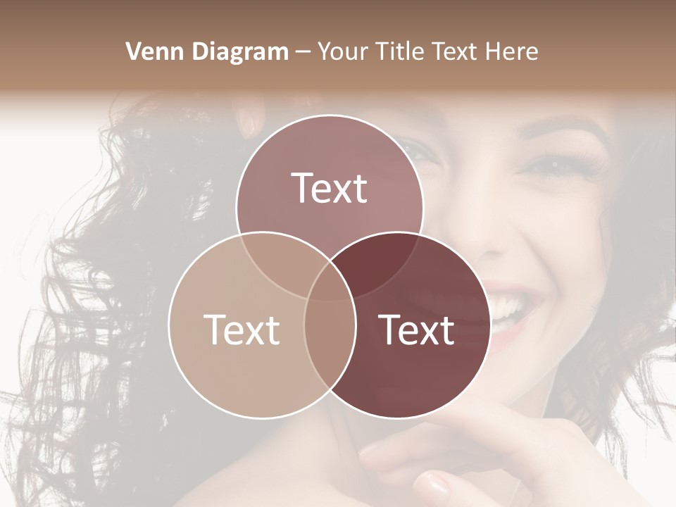 Beautiful Toothy Smile Face PowerPoint Template