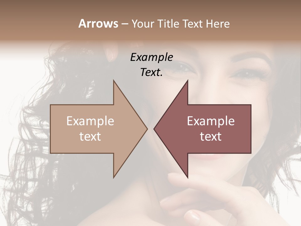 Beautiful Toothy Smile Face PowerPoint Template