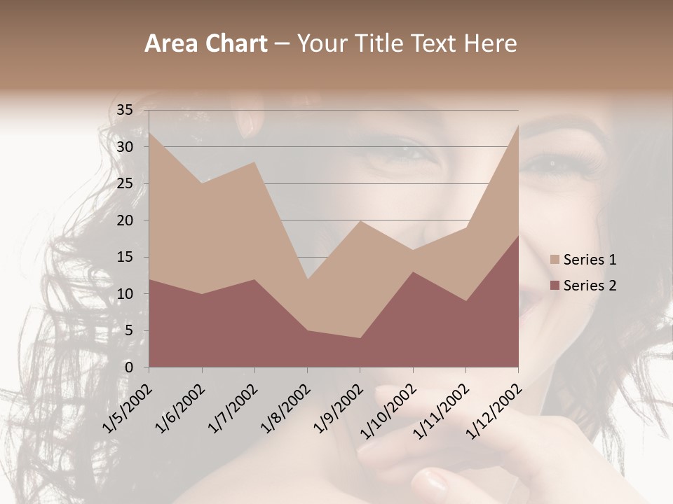 Beautiful Toothy Smile Face PowerPoint Template