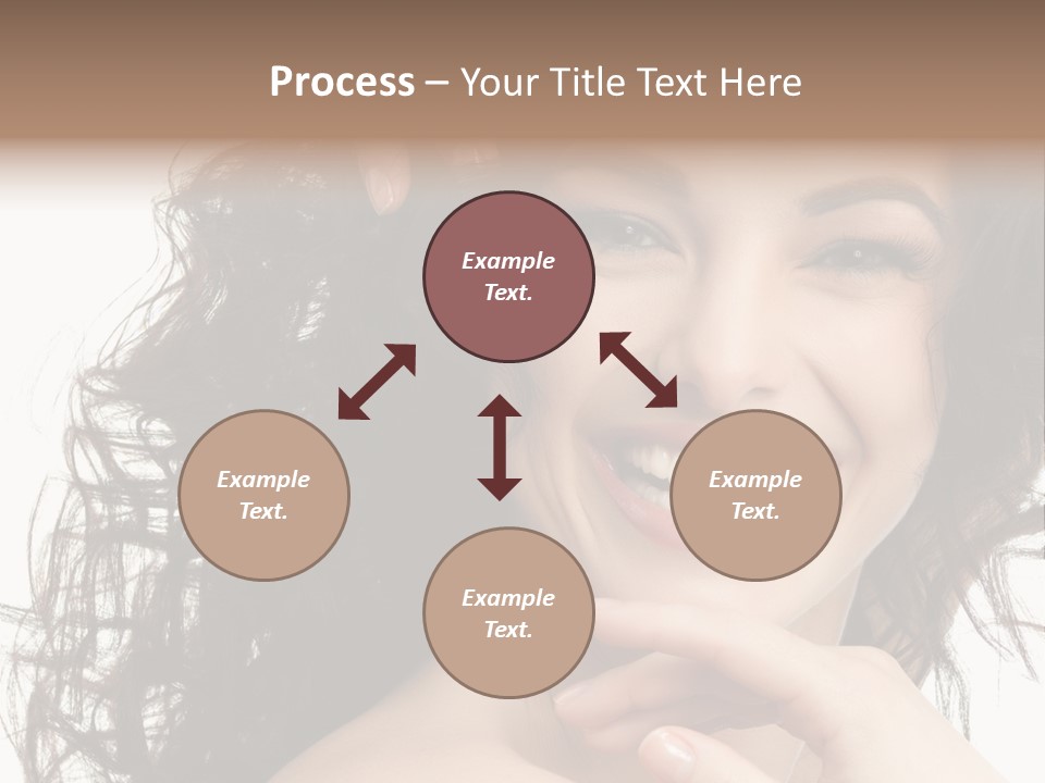 Beautiful Toothy Smile Face PowerPoint Template