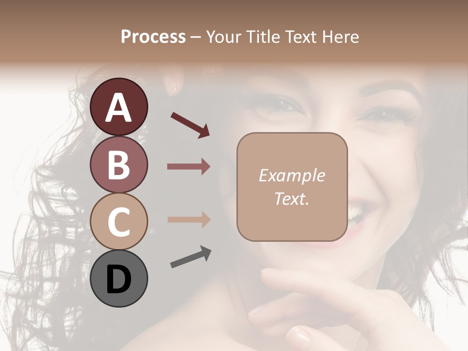 Beautiful Toothy Smile Face PowerPoint Template